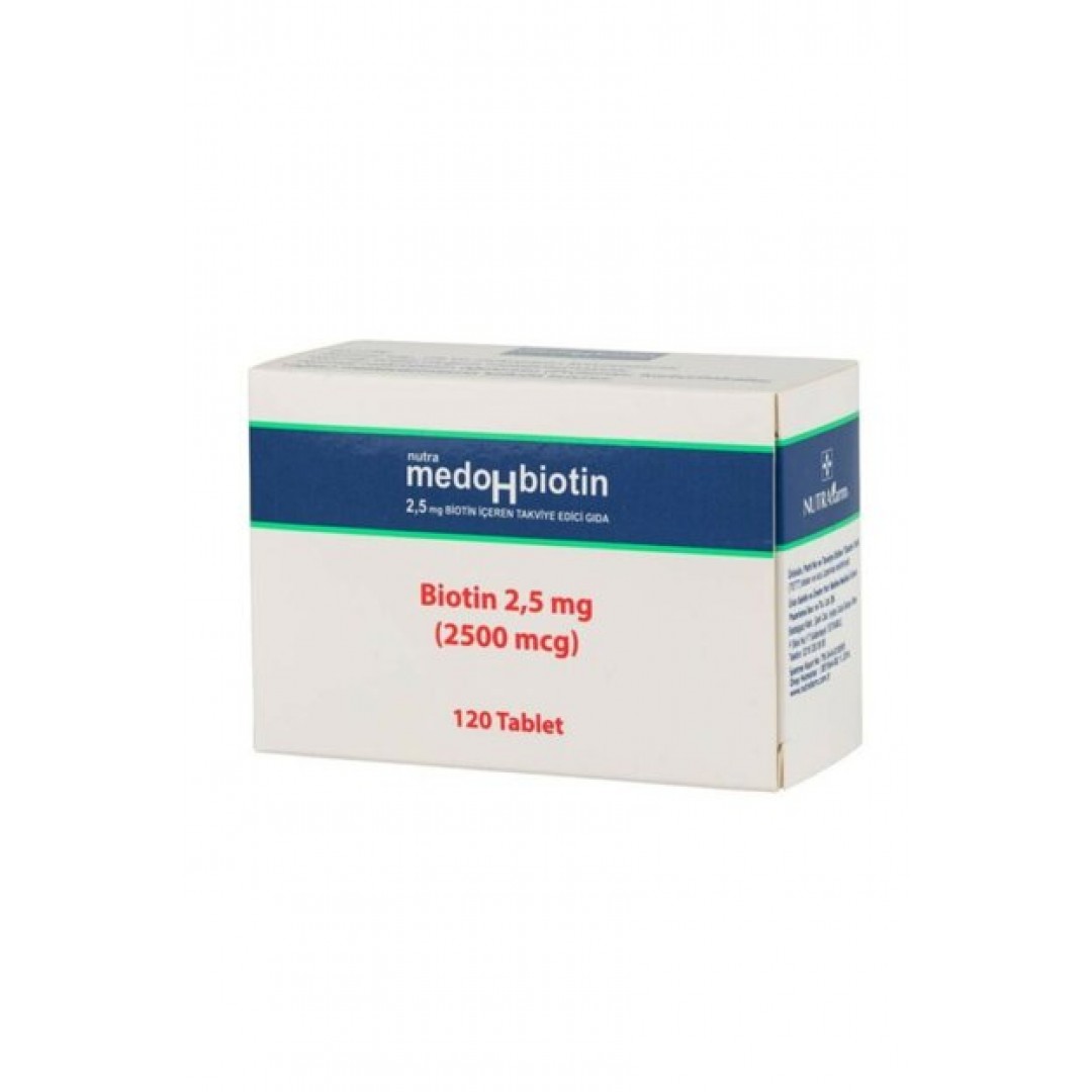 Dermoskin Medohbiotin 2,5 Mg 120 Tablet - Kozmopol