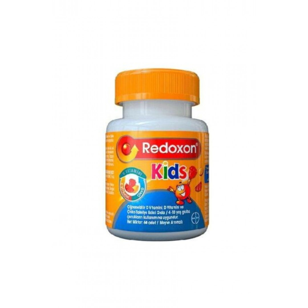 Redoxon Kids C Vitamini D Vitamini ve Çinko İçeren Çiğnenebilir Tablet