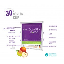 Suda Collagen Fxone Elma Aromalı 13 gr x 30 Gün ( Tip 1-2-3 10000mg Kolajen İçerir)
