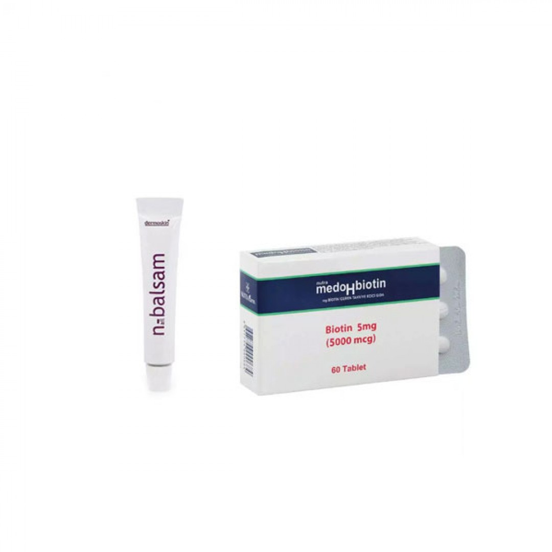 Dermoskin N-balsam Tırnak Bakım Kremi + Medohbiotin 5 Mg 60 Tablet - Kozmopol